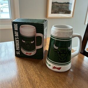Budweiser Green and White St. Patrick's Day Ceramic Mug